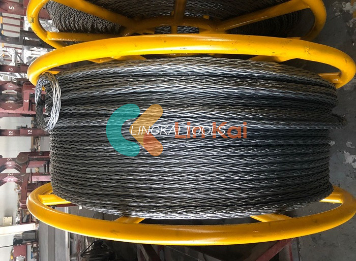طناب فولادی ضد پیچ ​​و تاب قوی 12 X 19s برای کشش هادی دارای گواهی ISO 9001