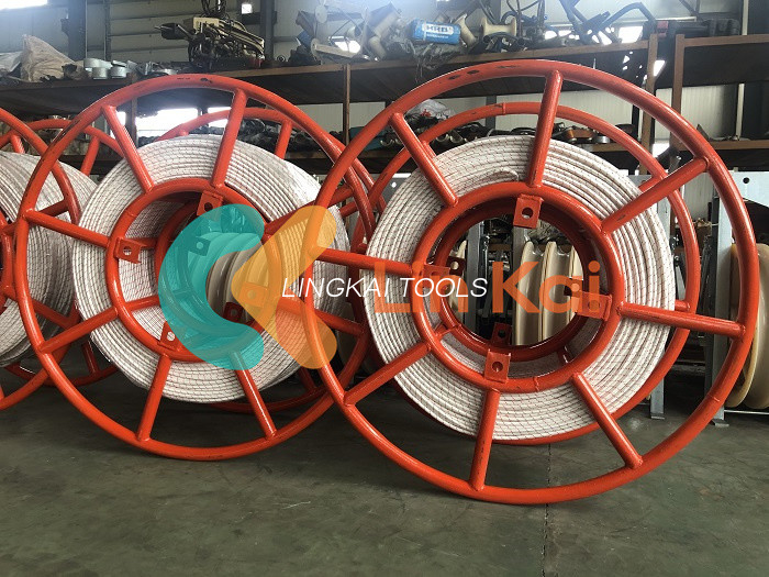 طناب نایلونی 12 رشته برای کشیدن رساناها یا OPGW در خط انتقال داغ