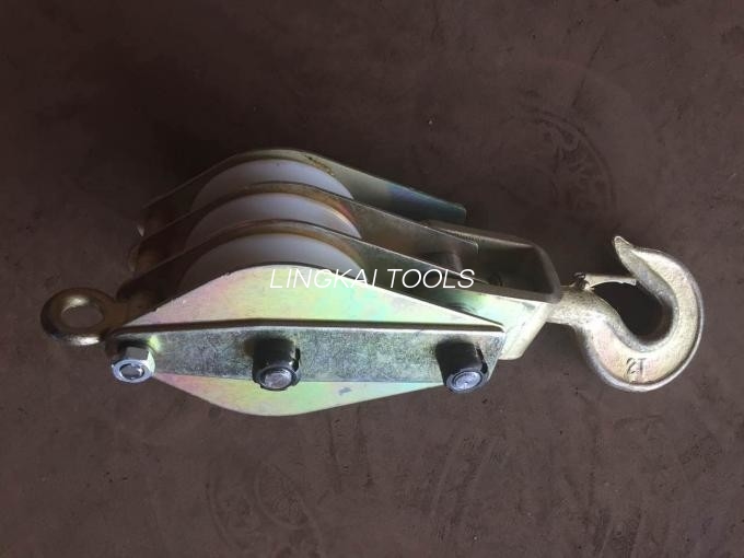 نوع باز MC Nylon Tower Erection Tools Hoisting Tackle for Line Construction