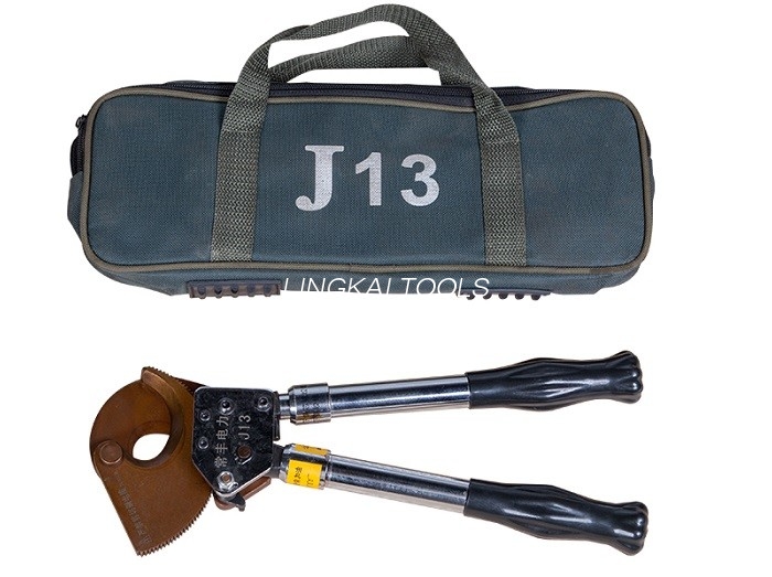 J13 دستی Cable Cutters Ratchet ابزارهای ساخت و ساز برق برای برش ACSR