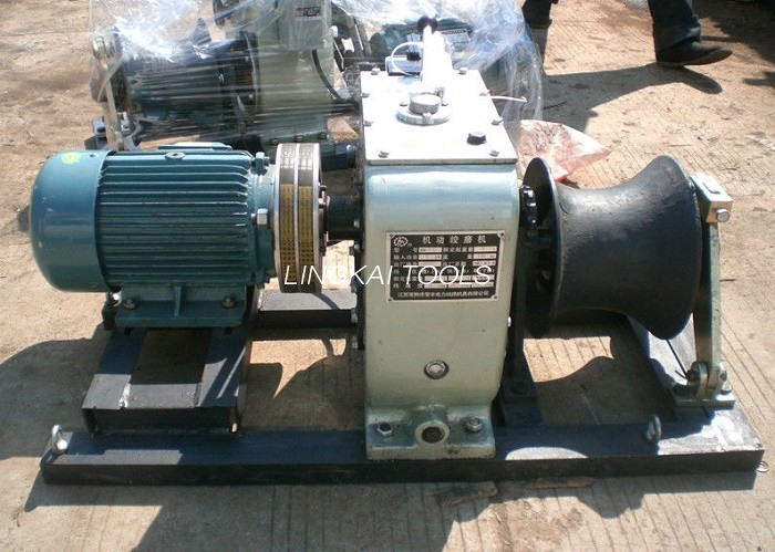 JJM5-D 5 Ton Cable Winch Puller Puller Electric استفاده شده در انتقال برق