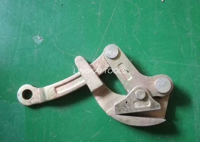 گیره کابل سیم تک بادامک 10KN / ابزار گیر سیم زمین برای رشته فولادی