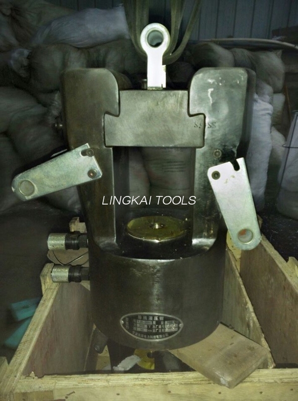 ابزار چین دار هیدرولیک 200T 35 میلی متری برای ترمینال های ACSR1440 با سر شش گوش